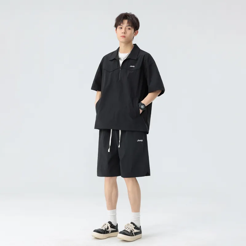 Jeep Casual Sportswear Unisex 2 Piece Set-8