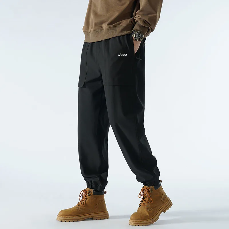 Jeep Casual Pants Unisex Warrior Black-2