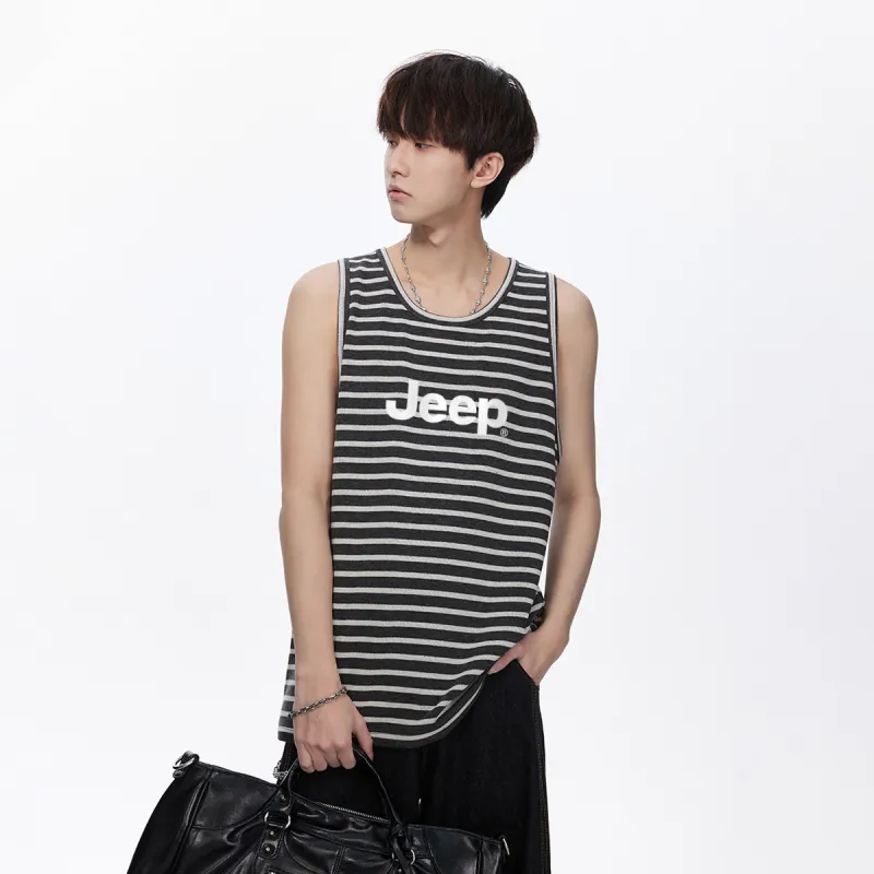 Jeep Tank Top Unisex Pure Black-5