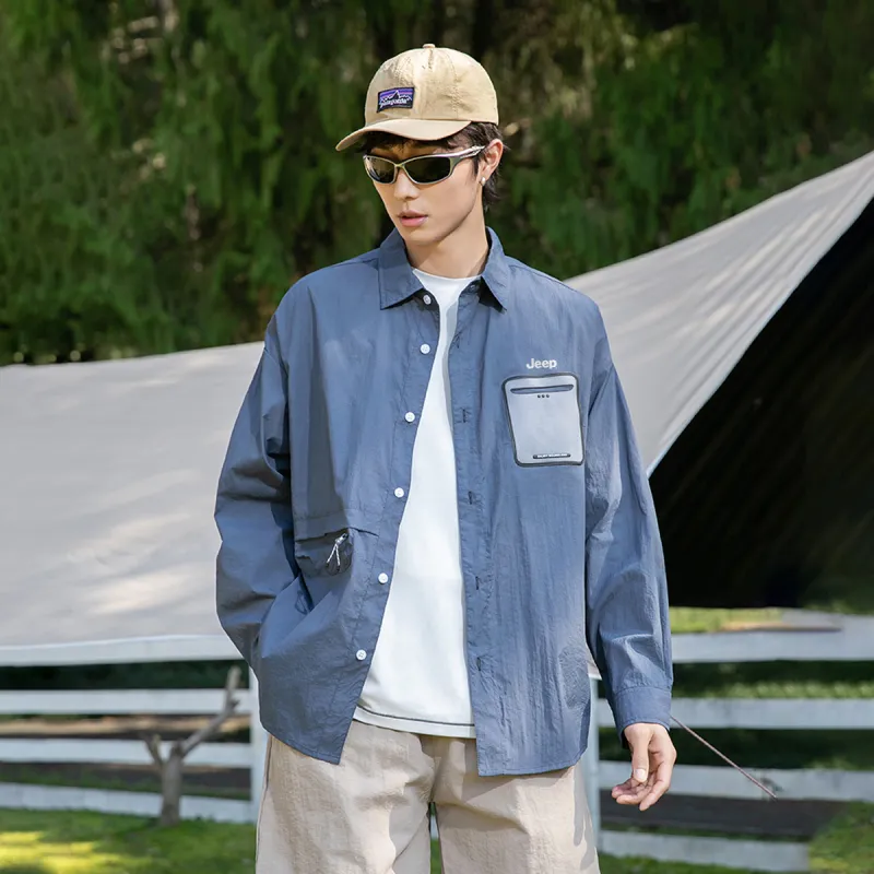 Jeep Super Light, Breathable, Quick Dry, UV Protection, Cooling Sun Protection Clothing Unisex Includes Free Travel Set-24