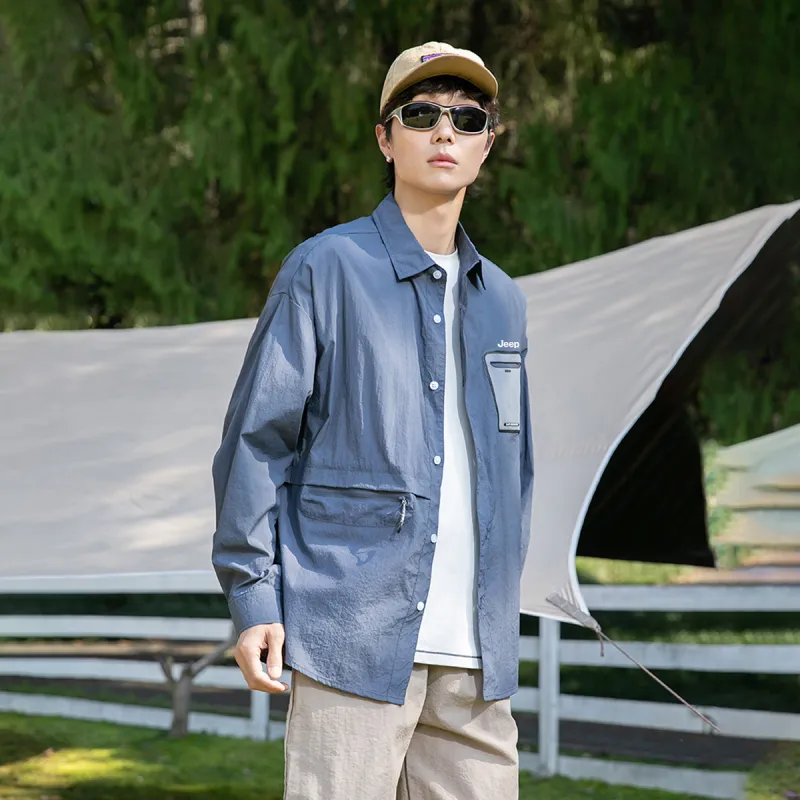 Jeep Super Light, Breathable, Quick Dry, UV Protection, Cooling Sun Protection Clothing Unisex Includes Free Travel Set-12