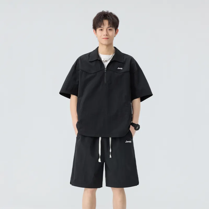 Jeep Casual Sportswear Unisex 2 Piece Set-7
