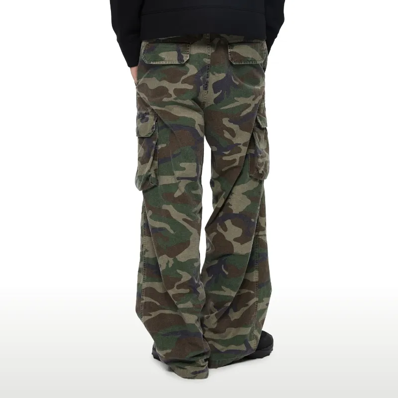 WASSUP Cargo Pants Unisex Camouflage-3