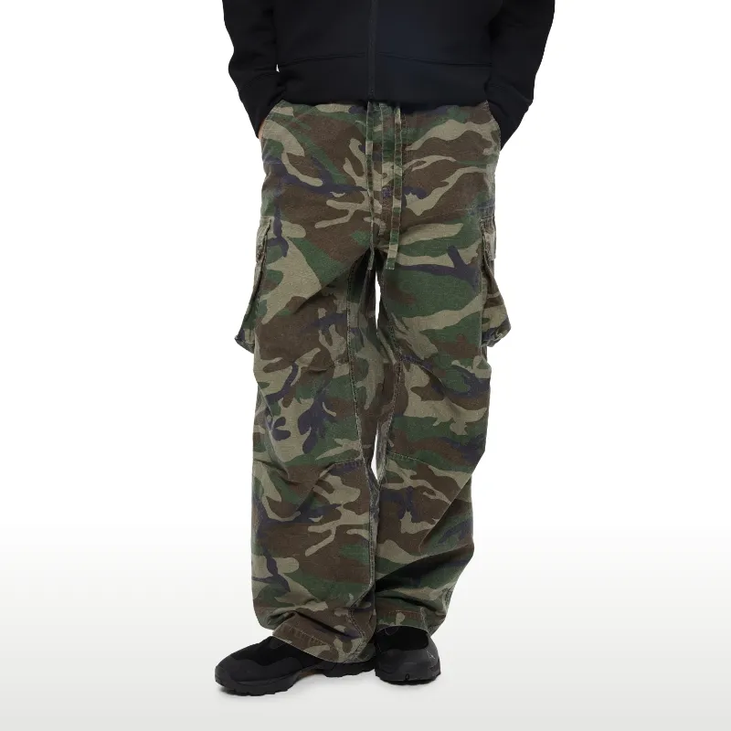 WASSUP Cargo Pants Unisex Camouflage-2