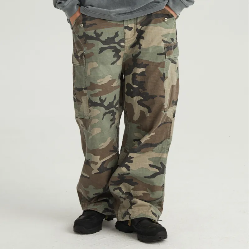 WASSUP Logo Cargo Pants Unisex-7