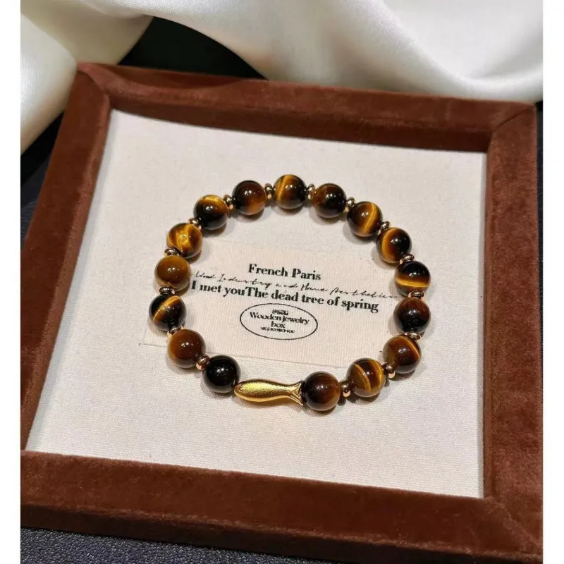 Fengyun Pavilion Tiger's Eye Stone Bracelets Women's-5