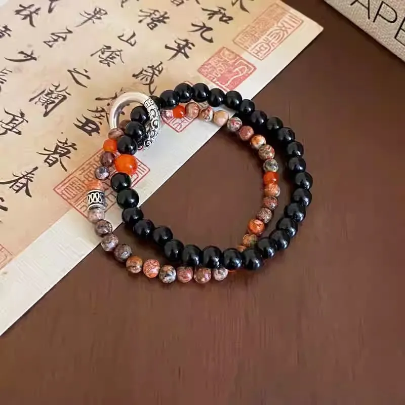 Fengyun Pavilion Colored Glaze Bracelets Unisex-7