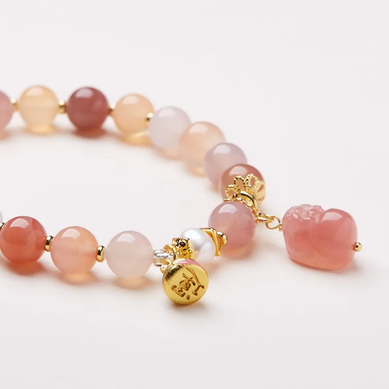Fengyun Pavilion Agate Bracelets Women's-3