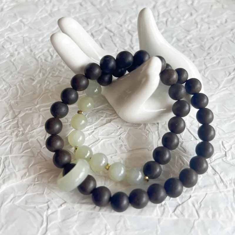Fengyun Pavilion Ebony Bracelets Unisex-3