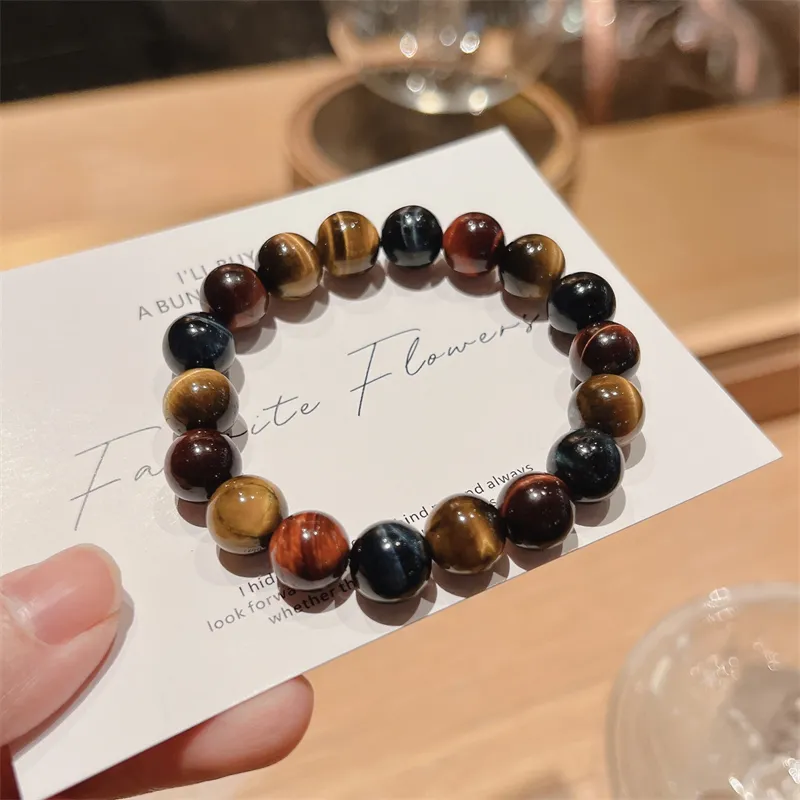 Fengyun Pavilion Tiger's Eye Stone Bracelets Unisex-4