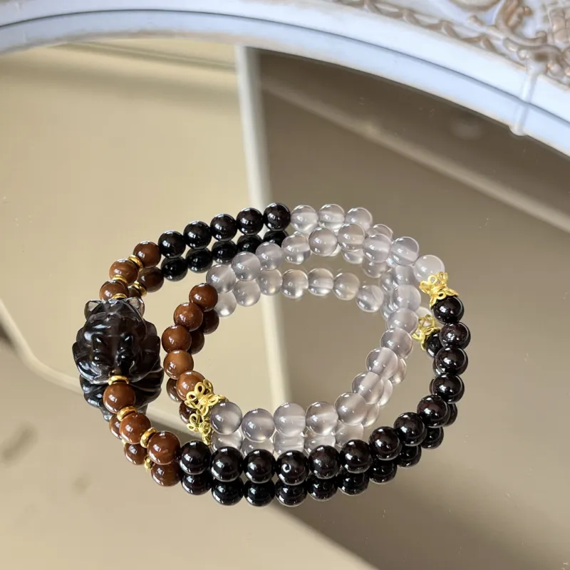 Fengyun Pavilion Agate Bracelets Unisex-2