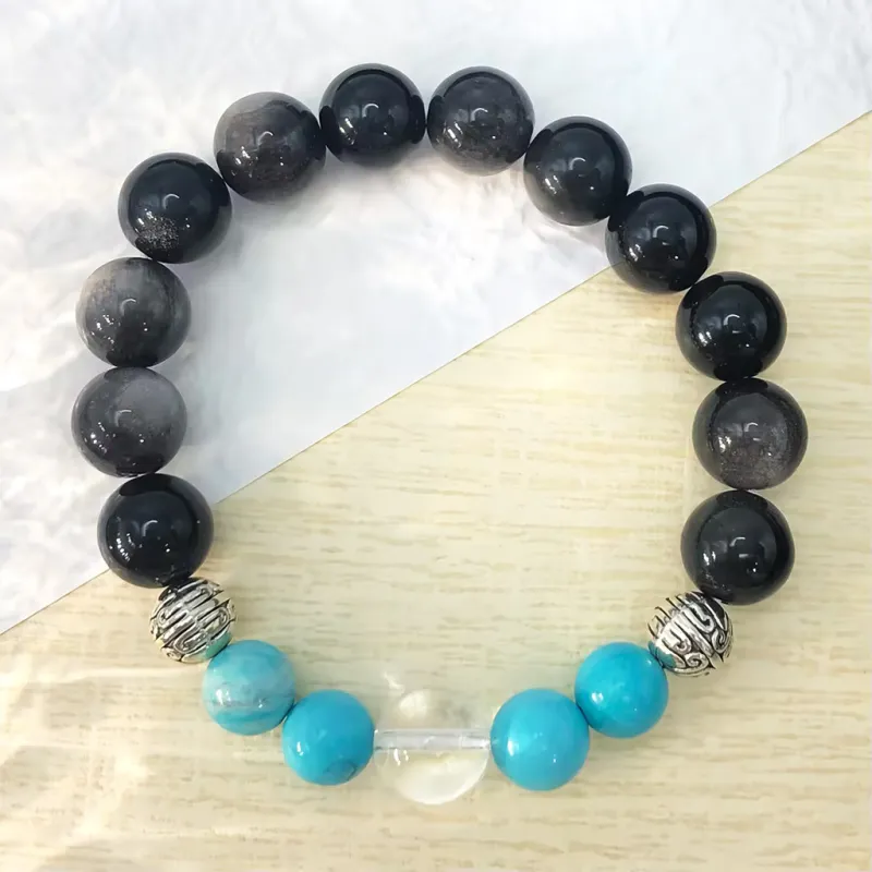 Fengyun Pavilion Obsidian Bracelets Unisex-4