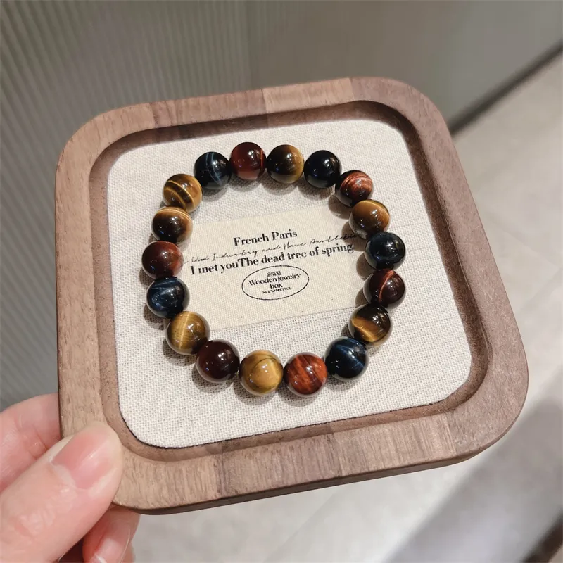 Fengyun Pavilion Tiger's Eye Stone Bracelets Unisex-2