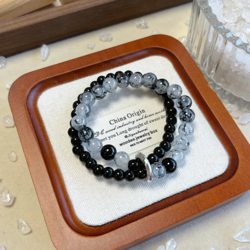 Fengyun Pavilion Colored Glaze Bracelets Unisex-1