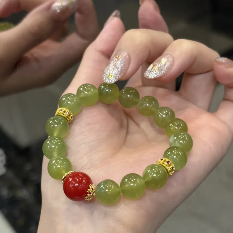Fengyun Pavilion Serpentine Jade Bracelets Women's-2