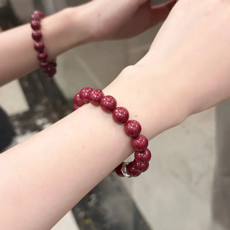 Fengyun Pavilion Cinnabar Bracelets Unisex-4