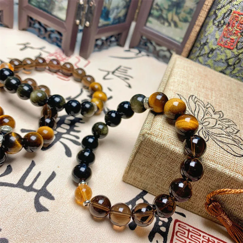 Fengyun Pavilion Obsidian Bracelets Unisex-2