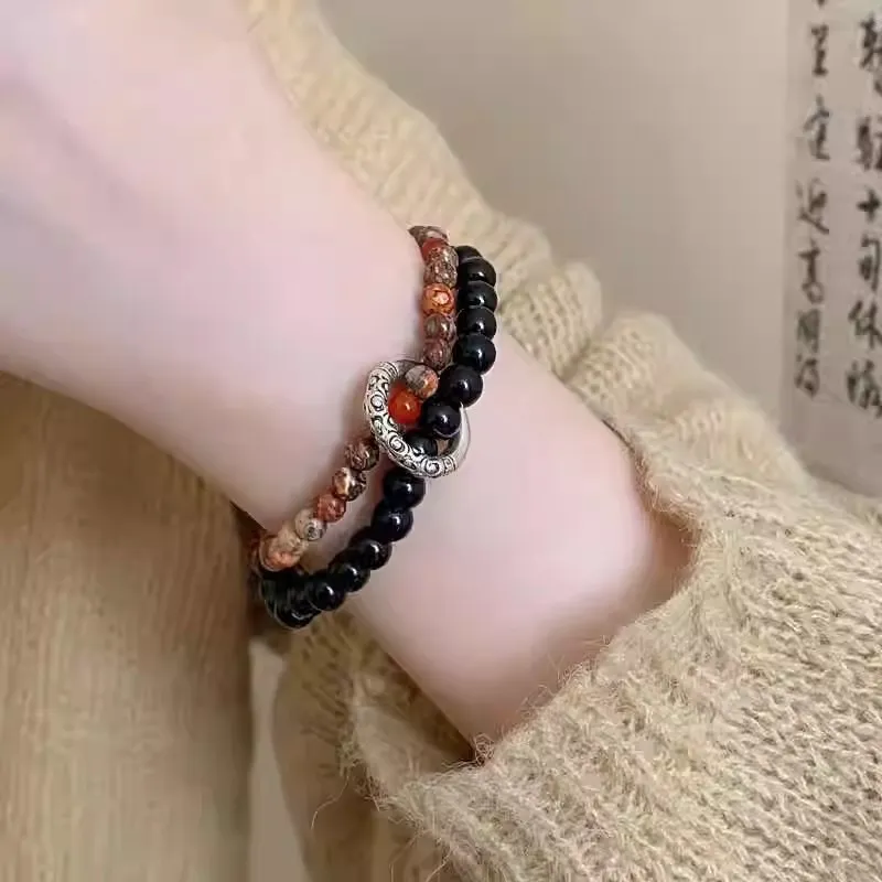 Fengyun Pavilion Colored Glaze Bracelets Unisex-6