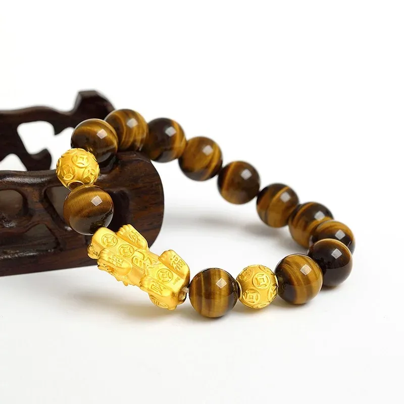 Fengyun Pavilion Tiger's Eye Stone Bracelets Unisex-6