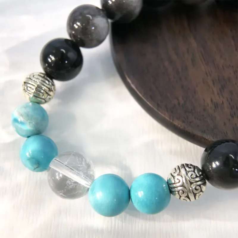 Fengyun Pavilion Obsidian Bracelets Unisex-3