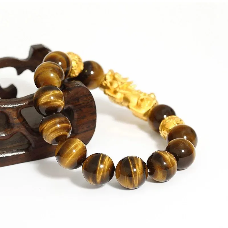 Fengyun Pavilion Tiger's Eye Stone Bracelets Unisex-7