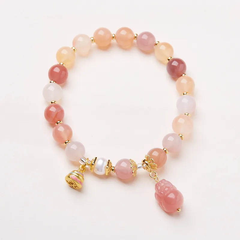 Fengyun Pavilion Agate Bracelets Women's-5
