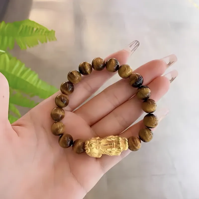 Fengyun Pavilion Tiger's Eye Stone Bracelets Unisex-3
