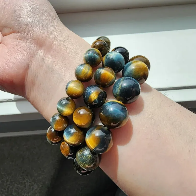 Fengyun Pavilion Tiger's Eye Stone Bracelets Unisex-4