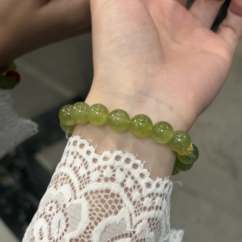 Fengyun Pavilion Serpentine Jade Bracelets Women's-5