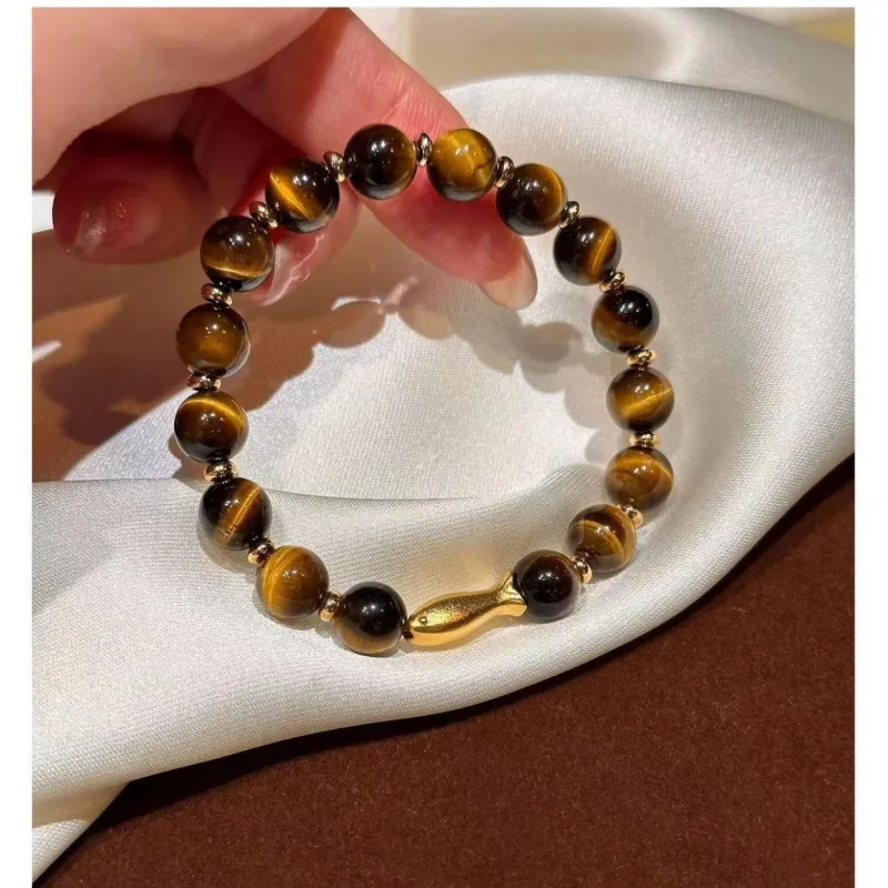 Fengyun Pavilion Tiger's Eye Stone Bracelets Women's-4