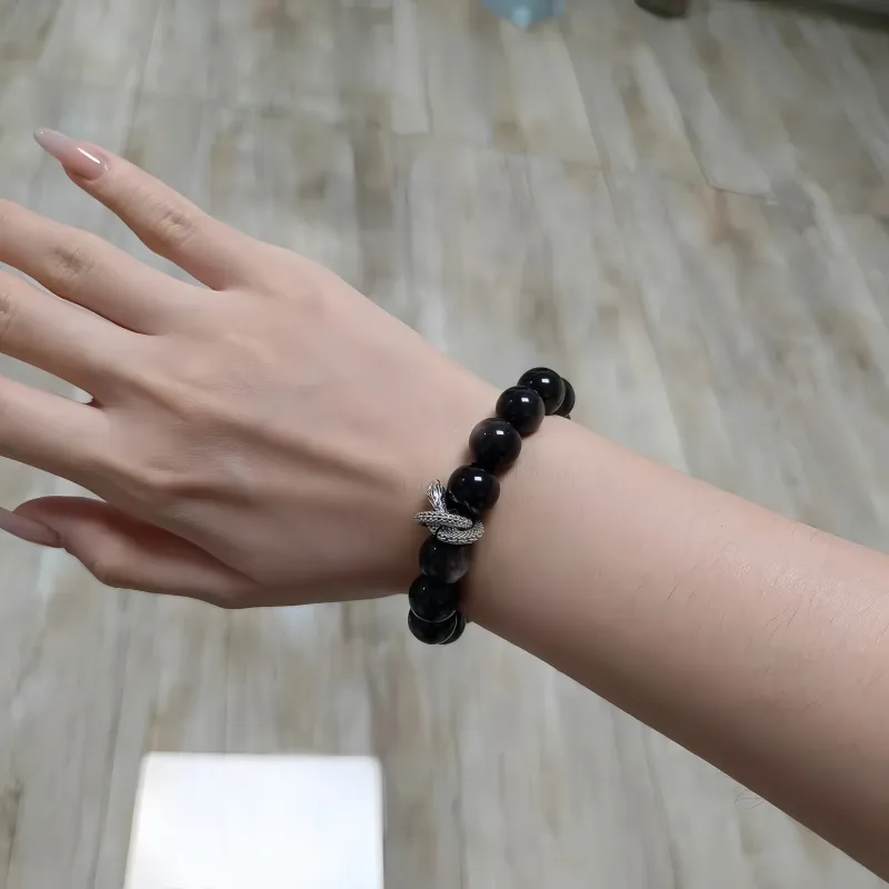 Fengyun Pavilion Obsidian Bracelets Unisex-2
