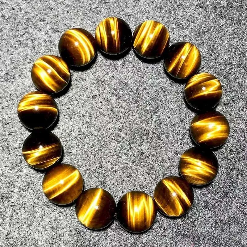 Fengyun Pavilion Tiger's Eye Stone Jade Bracelets Unisex-8