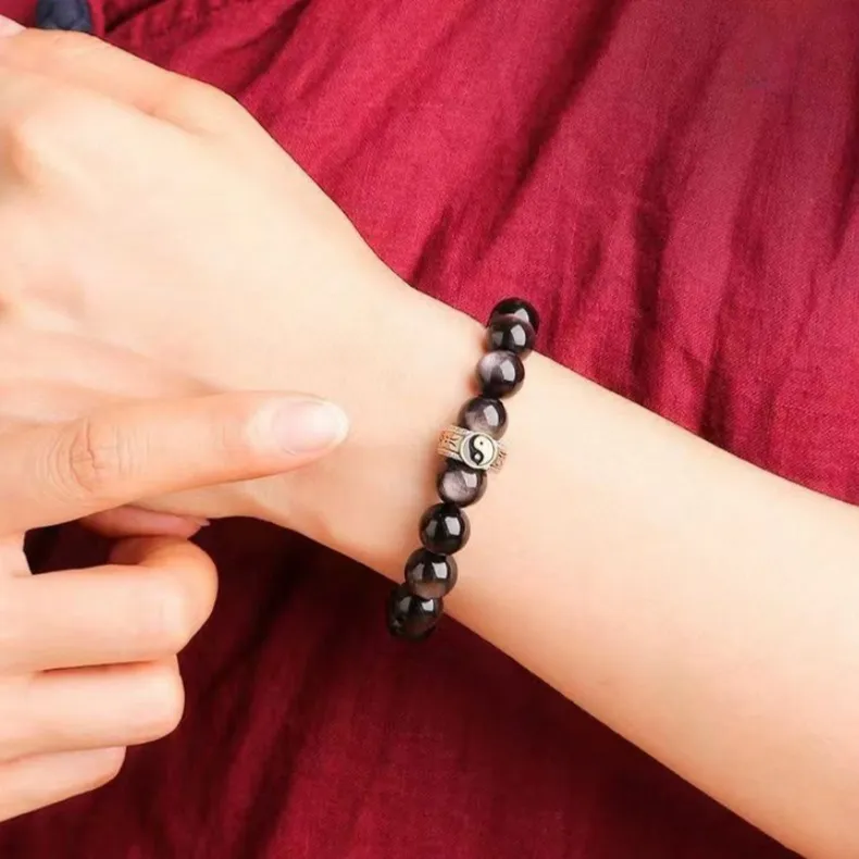 Fengyun Pavilion Obsidian Bracelets Unisex-4