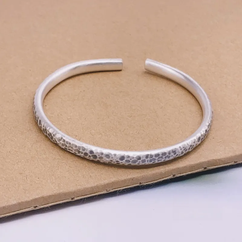 RURA S999 Fine Silver Bangles Unisex Silver-1
