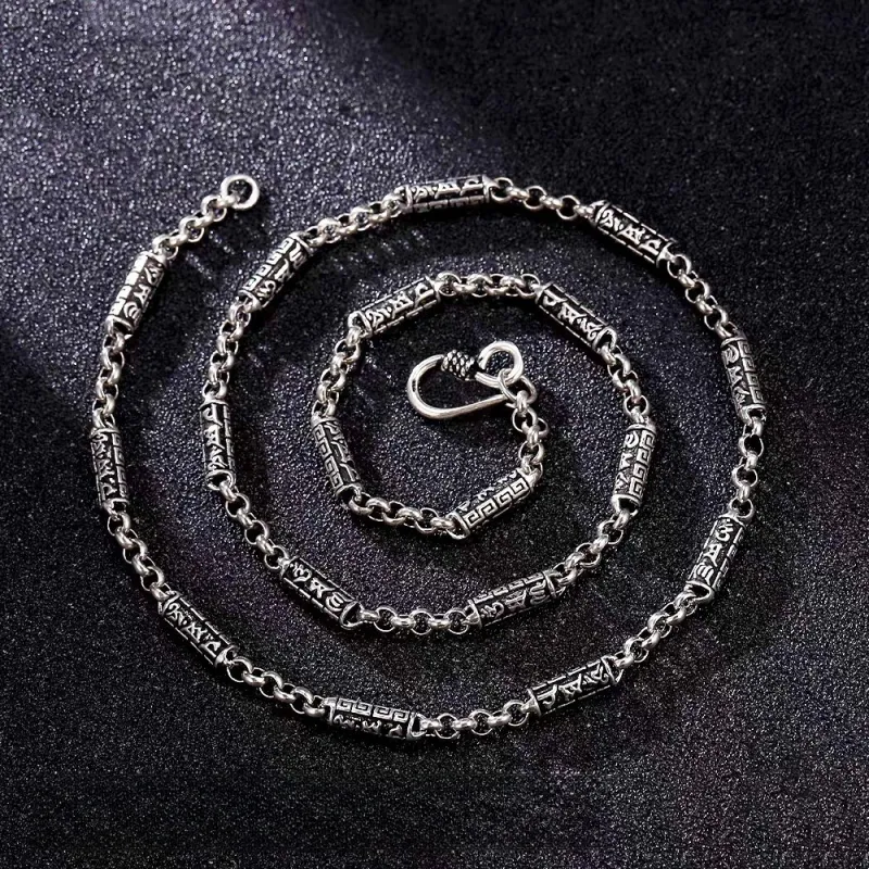 RURA S925 Silver Necklaces Unisex Silver-3