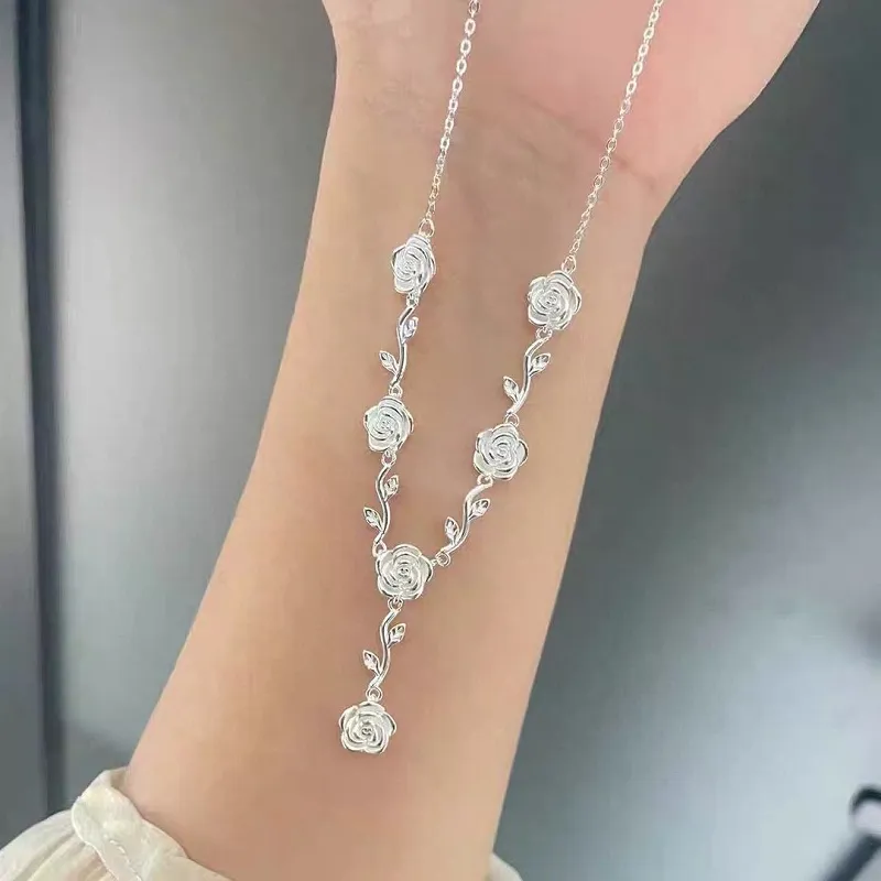 RURA S999 Fine Silver Necklaces Women's Silver-3