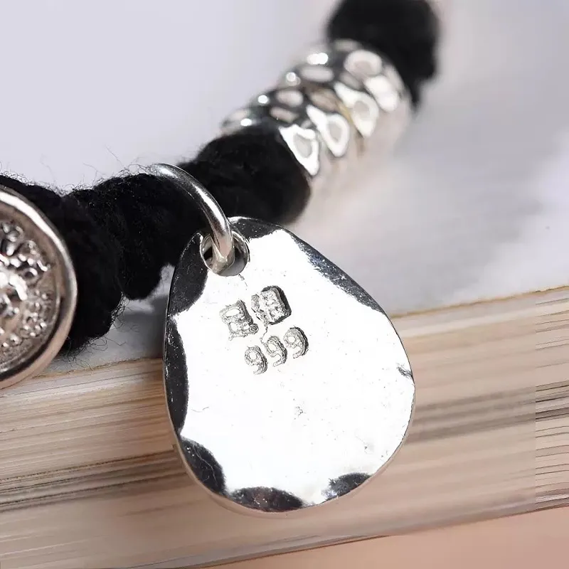 RURA S999 Fine Silver Bracelets Unisex Silver-4