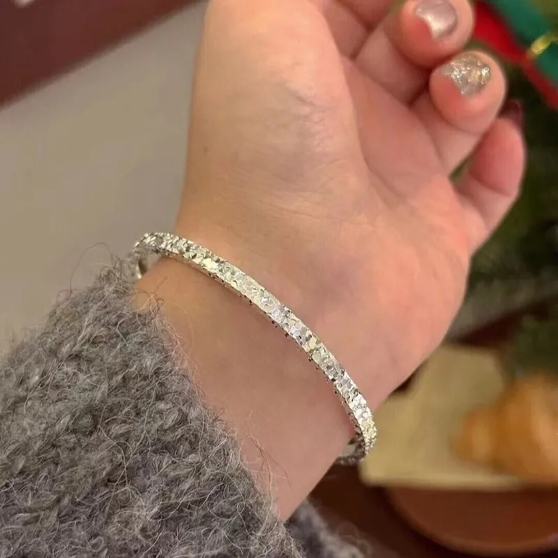 RURA S999 Fine Silver Bangles Women's Silver-2