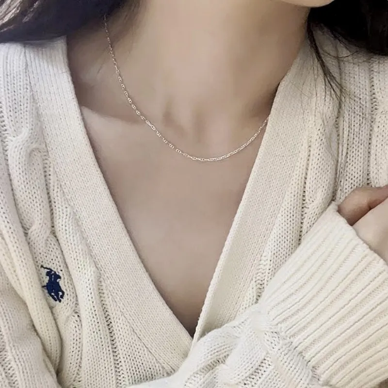 RURA S990 Fine Silver Necklaces Women's Silver-1