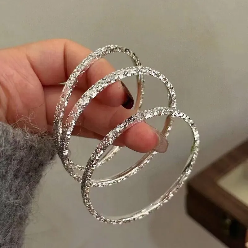 RURA S999 Fine Silver Bangles Women's Silver-1