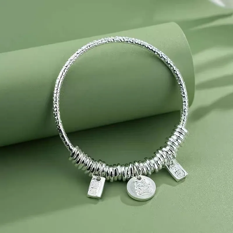 RURA S999 Fine Silver Bangles Women's Silver-2