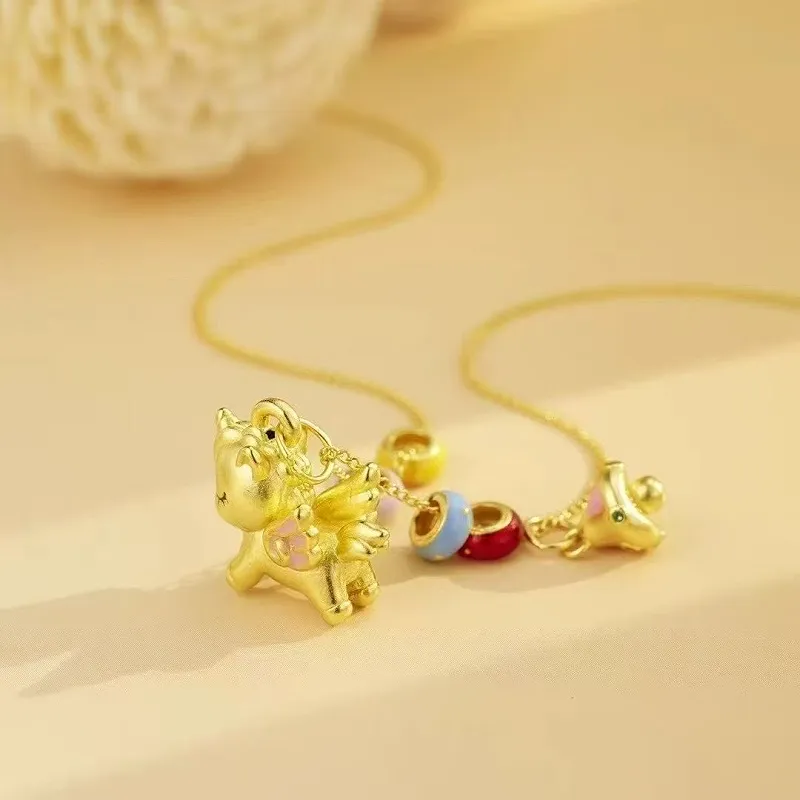 RURA S925 Silver Necklaces Women's Gold-3