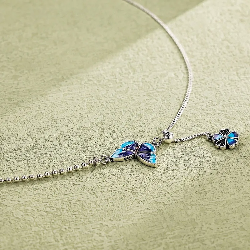 RURA S925 Silver Necklaces Women's Silver-3