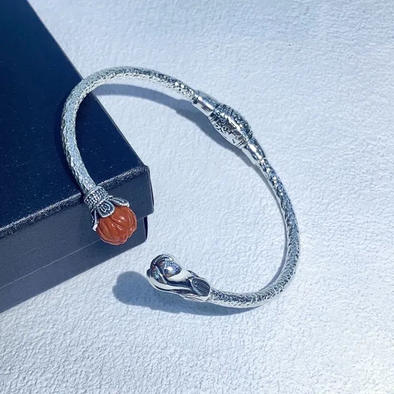 RURA S999 Fine Silver Bangles Women's Silver-4