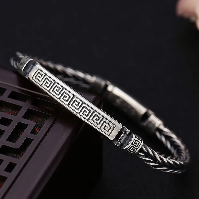 RURA S925 Silver Bracelets Unisex Silver-4