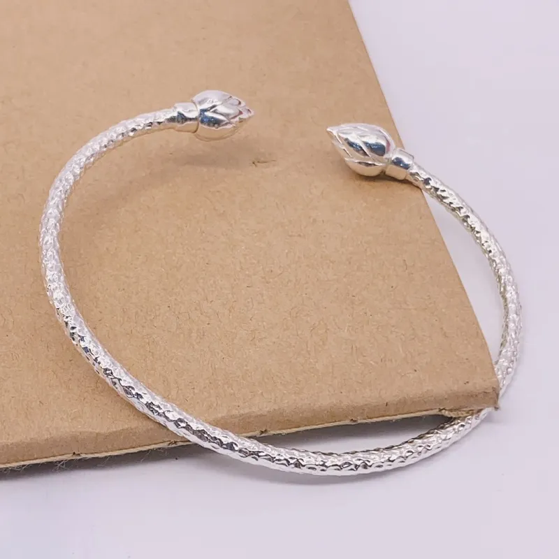 RURA S999 Fine Silver Bangles Women's Silver-4