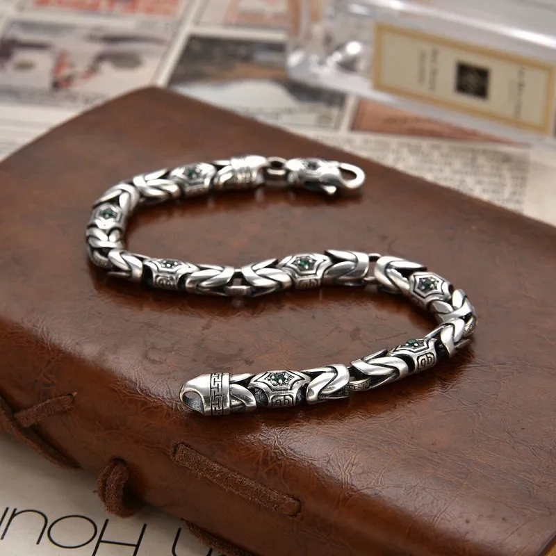 RURA S925 Silver Bracelets Unisex Silver-3