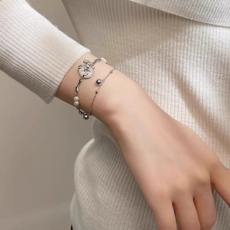 RURA S999 Fine Silver Bracelets Women's Silver-4