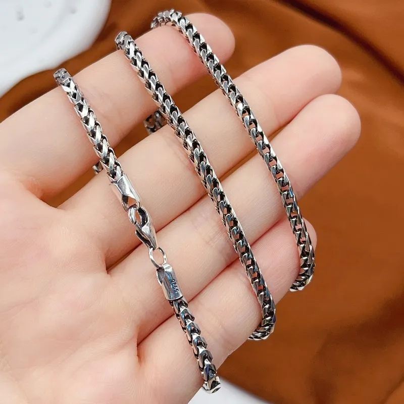 RURA S925 Silver Necklaces Unisex Silver-2