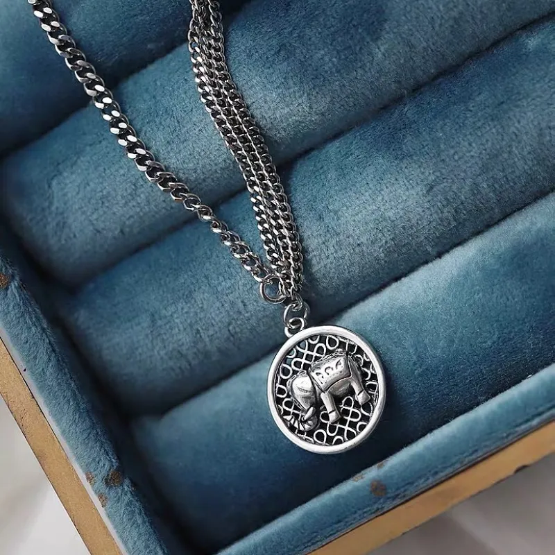 RURA S925 Silver Necklaces Women's Silver-6